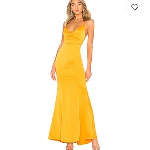 Vilailuck Gown in Golden Yellow